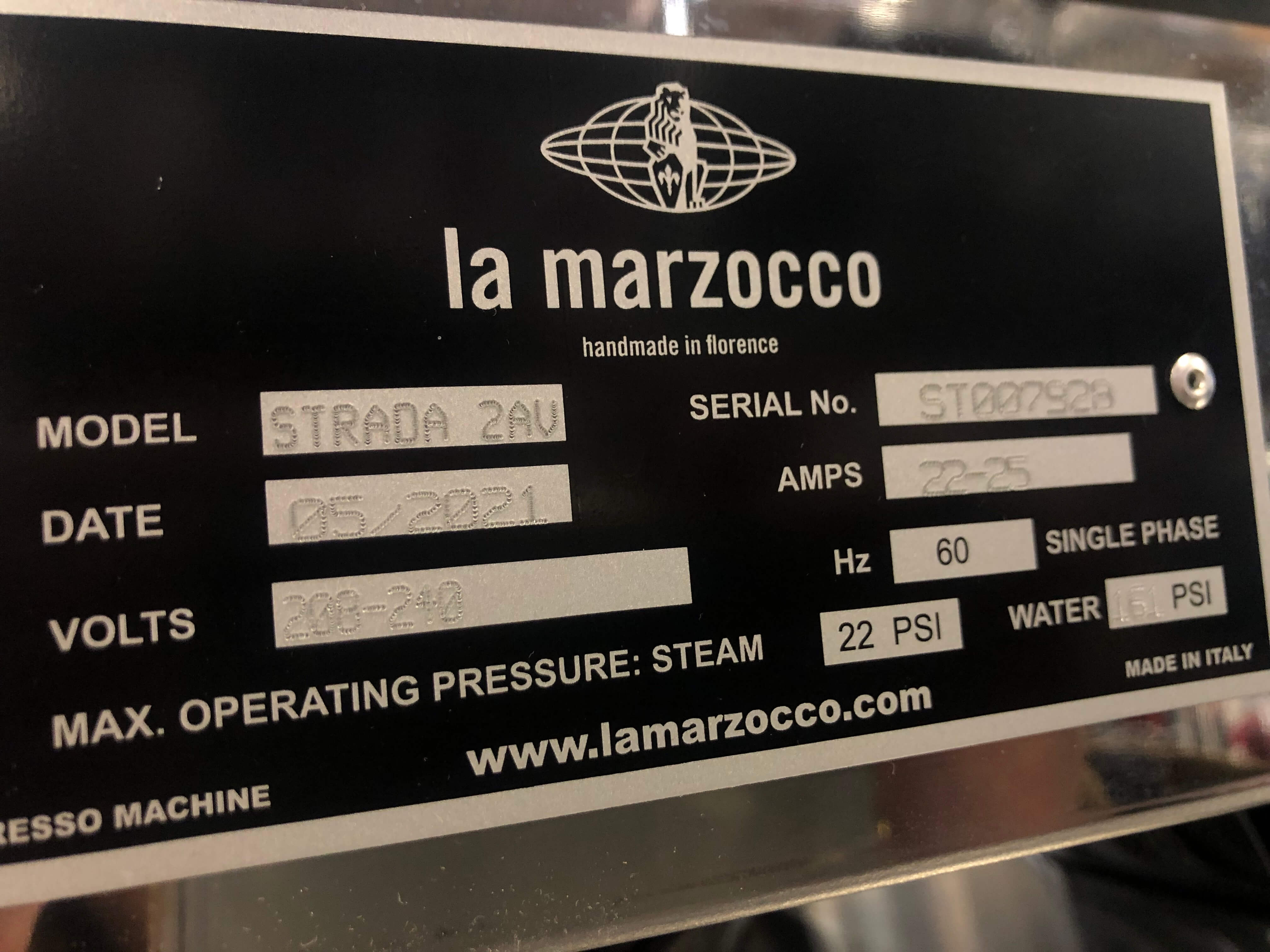 La Marzocco Strada Volumetric Dosing AV