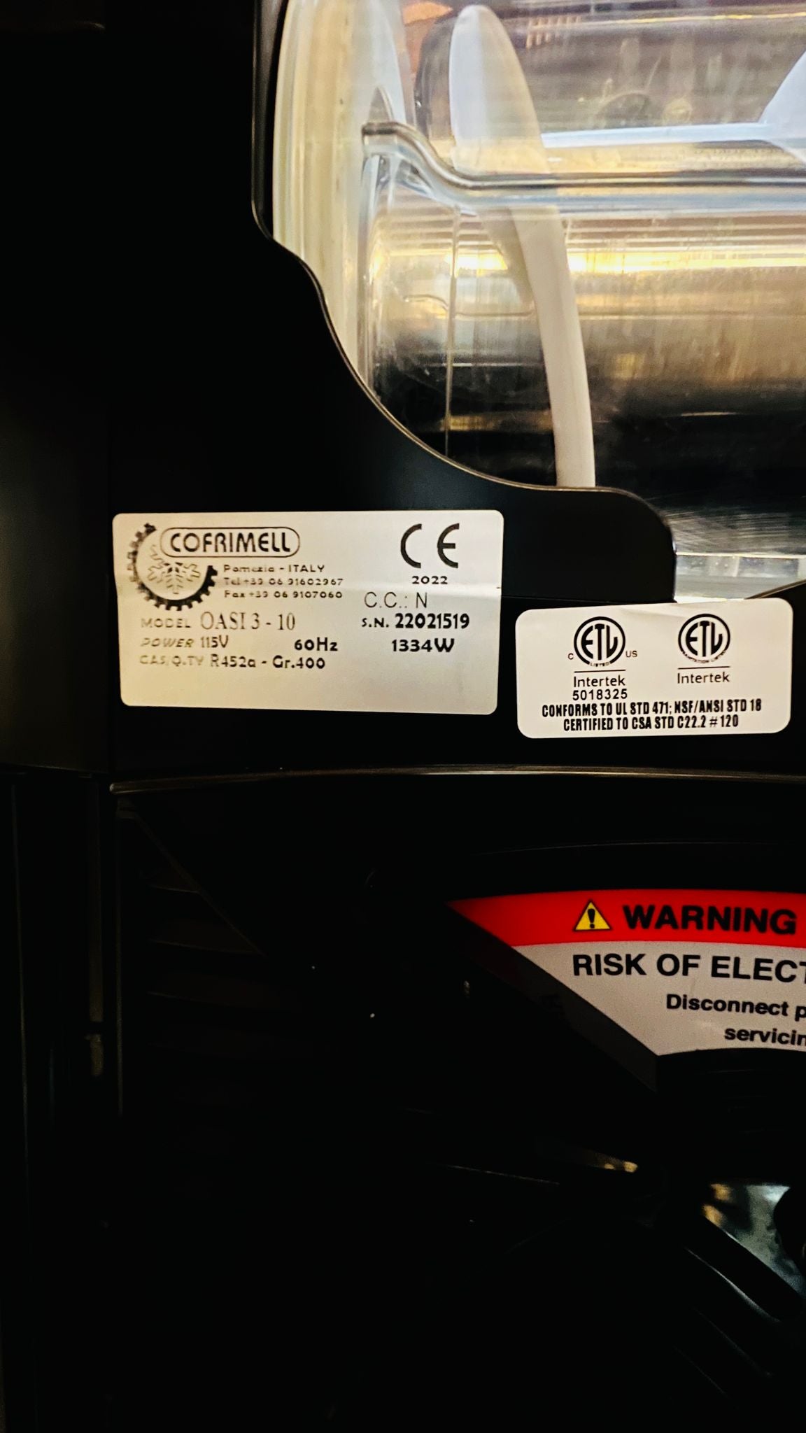 Cofrimeell Oasis3-10 3 Hopper Slush Machine