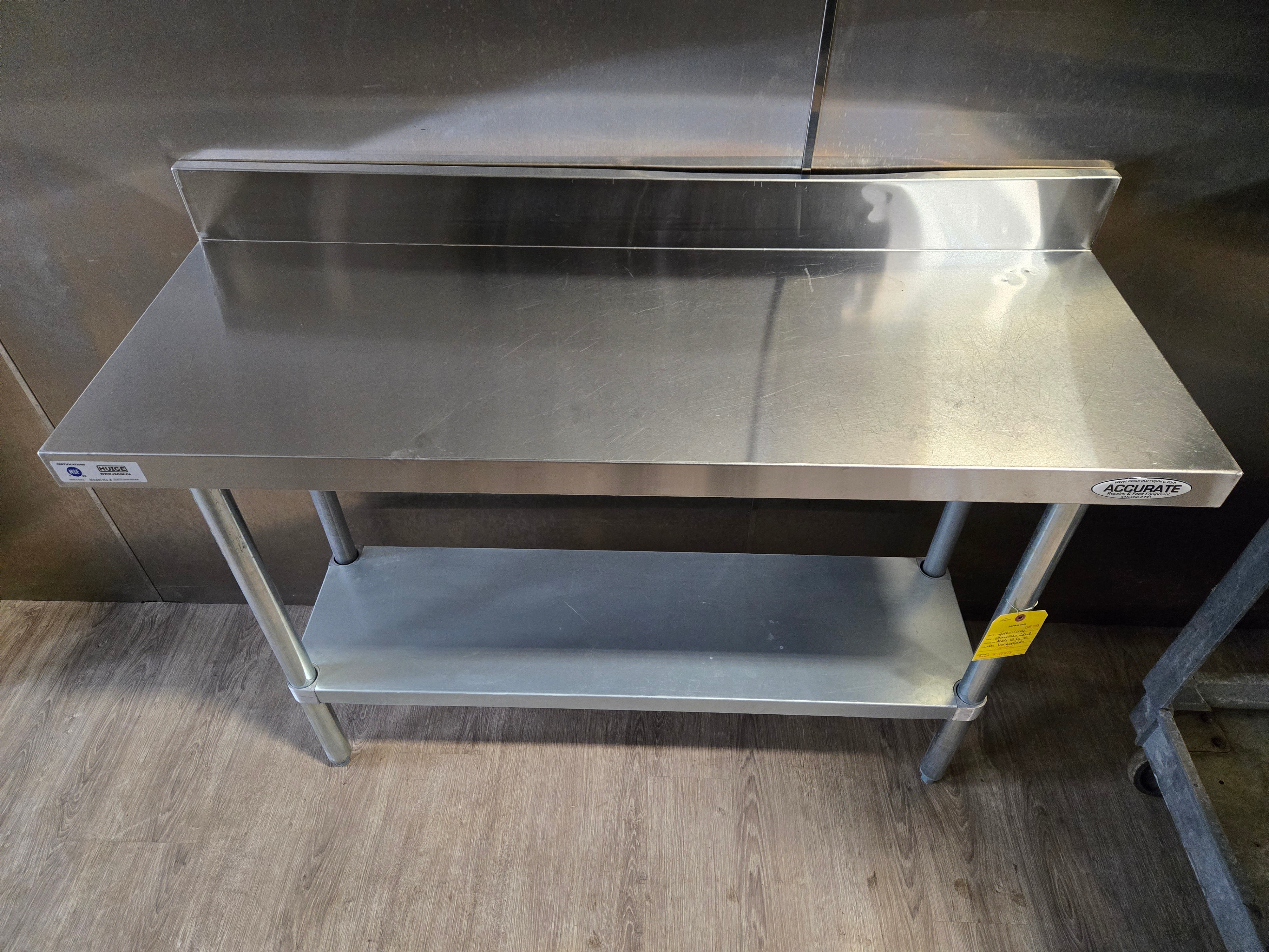 Thumbnail - EFI T1848 Stainless Steel 18x 48in Work Table with Backsplash