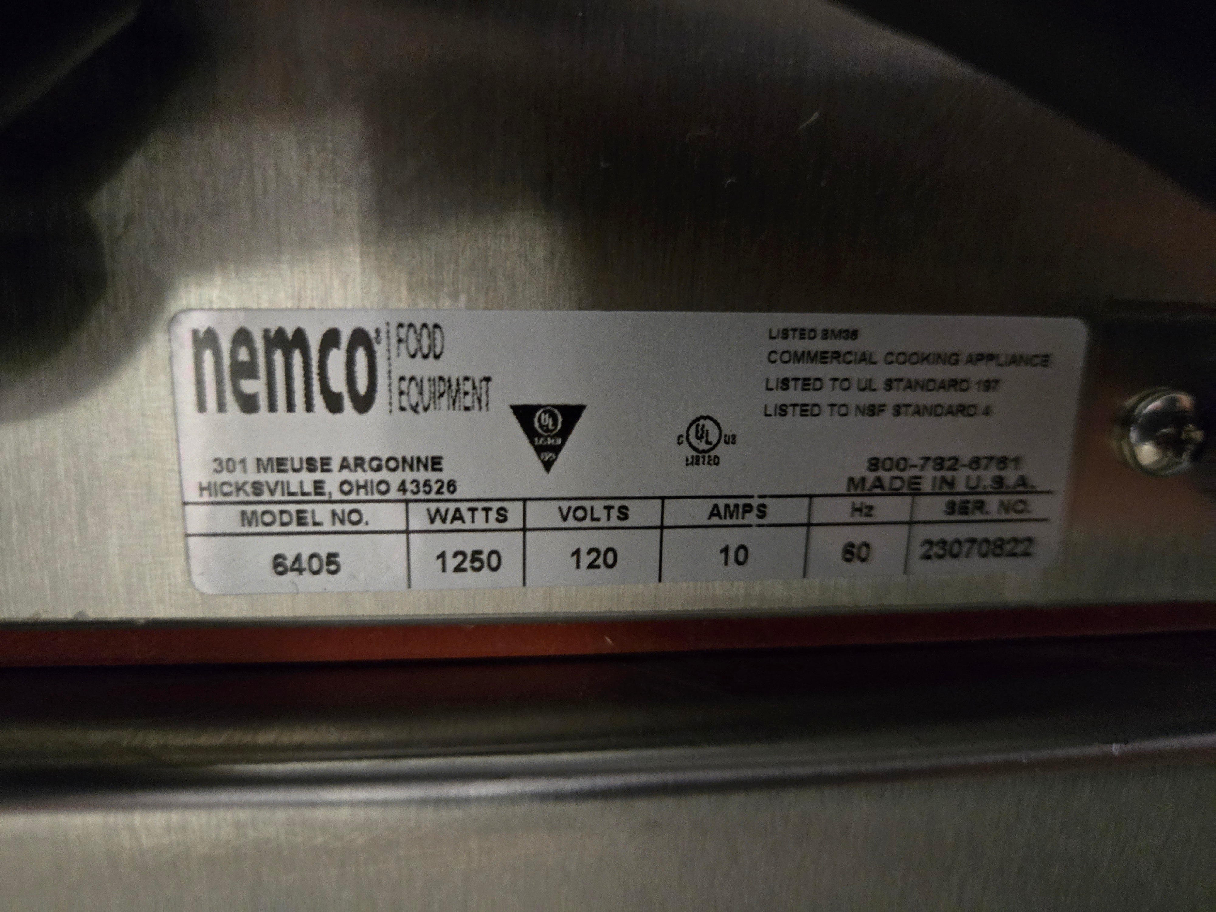 Nemco 6405 Hot Holding Cabinet