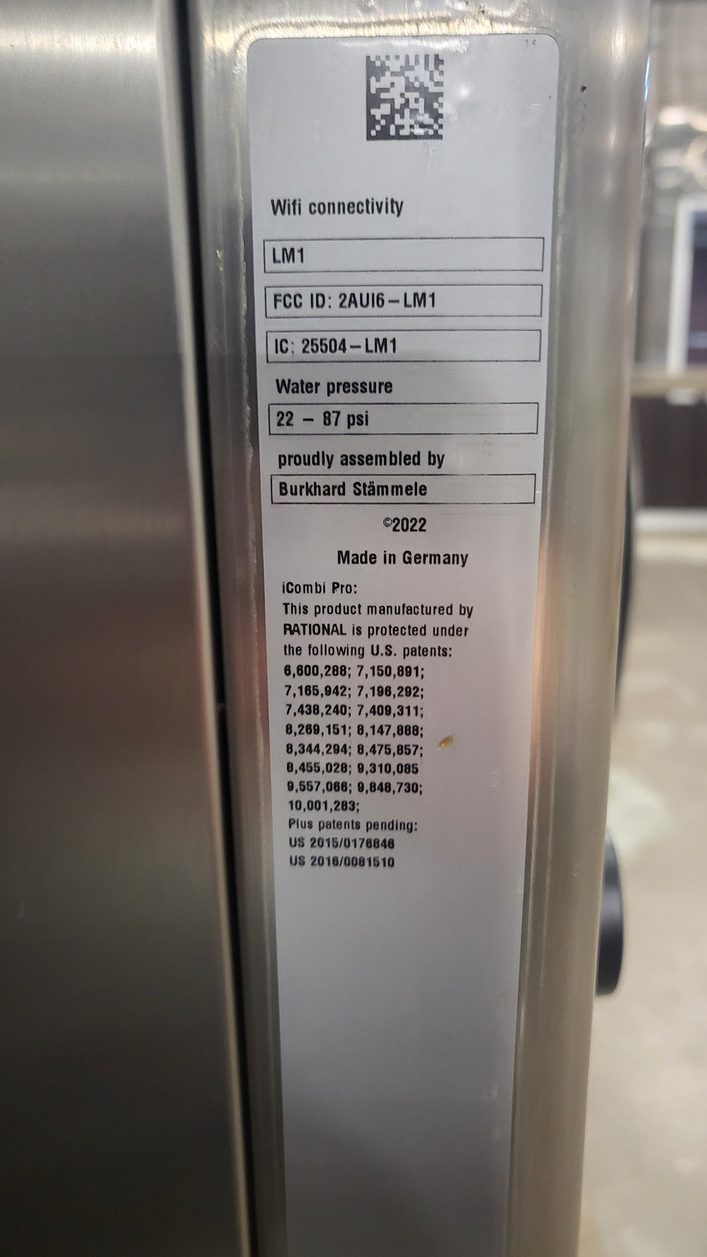 Thumbnail - Rational Combi LM100BE 6 Pan Half Size Electric Combi Oven with 60.76.177 hood & stand