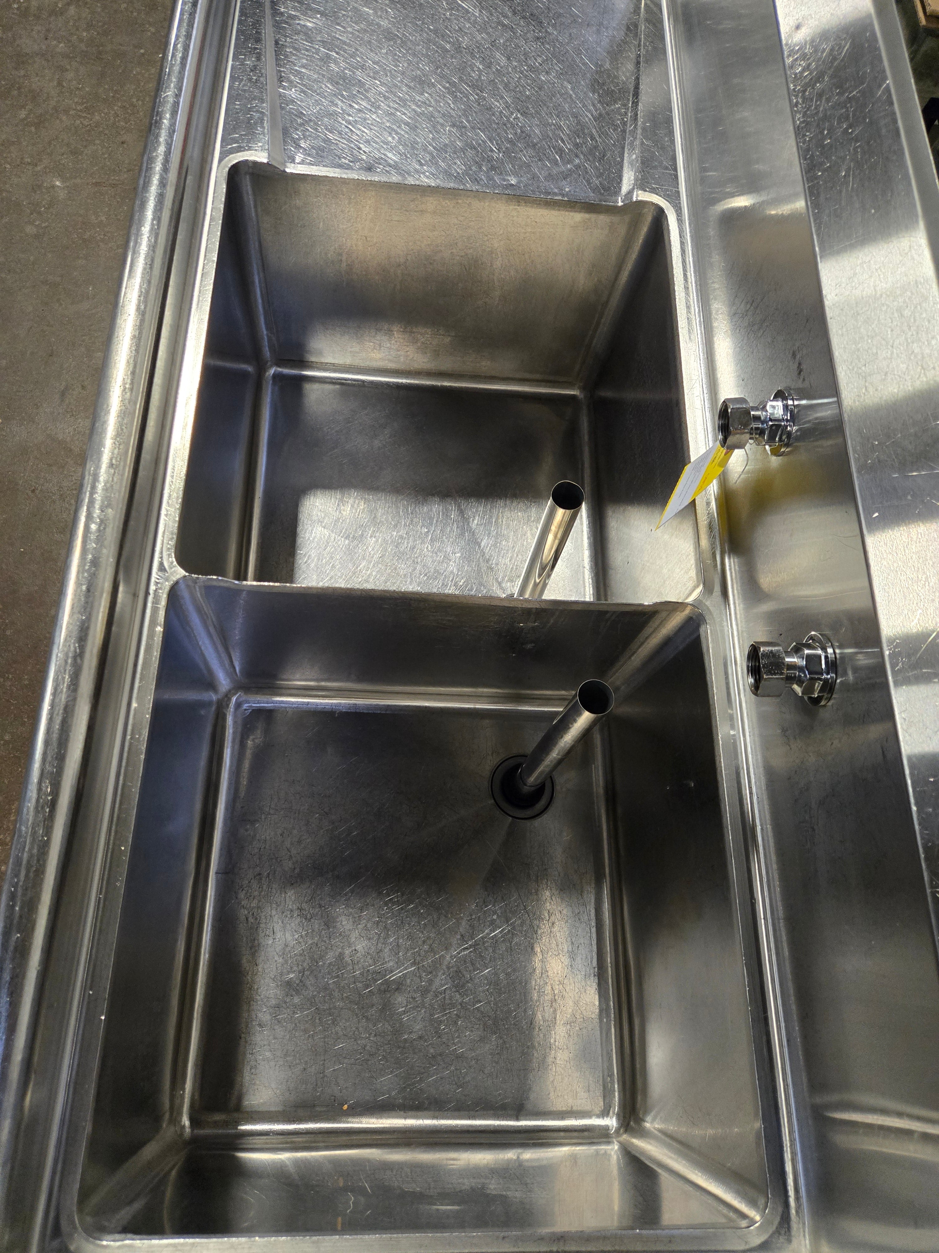 Thumbnail - Lavabo Double Basin with left drainboard