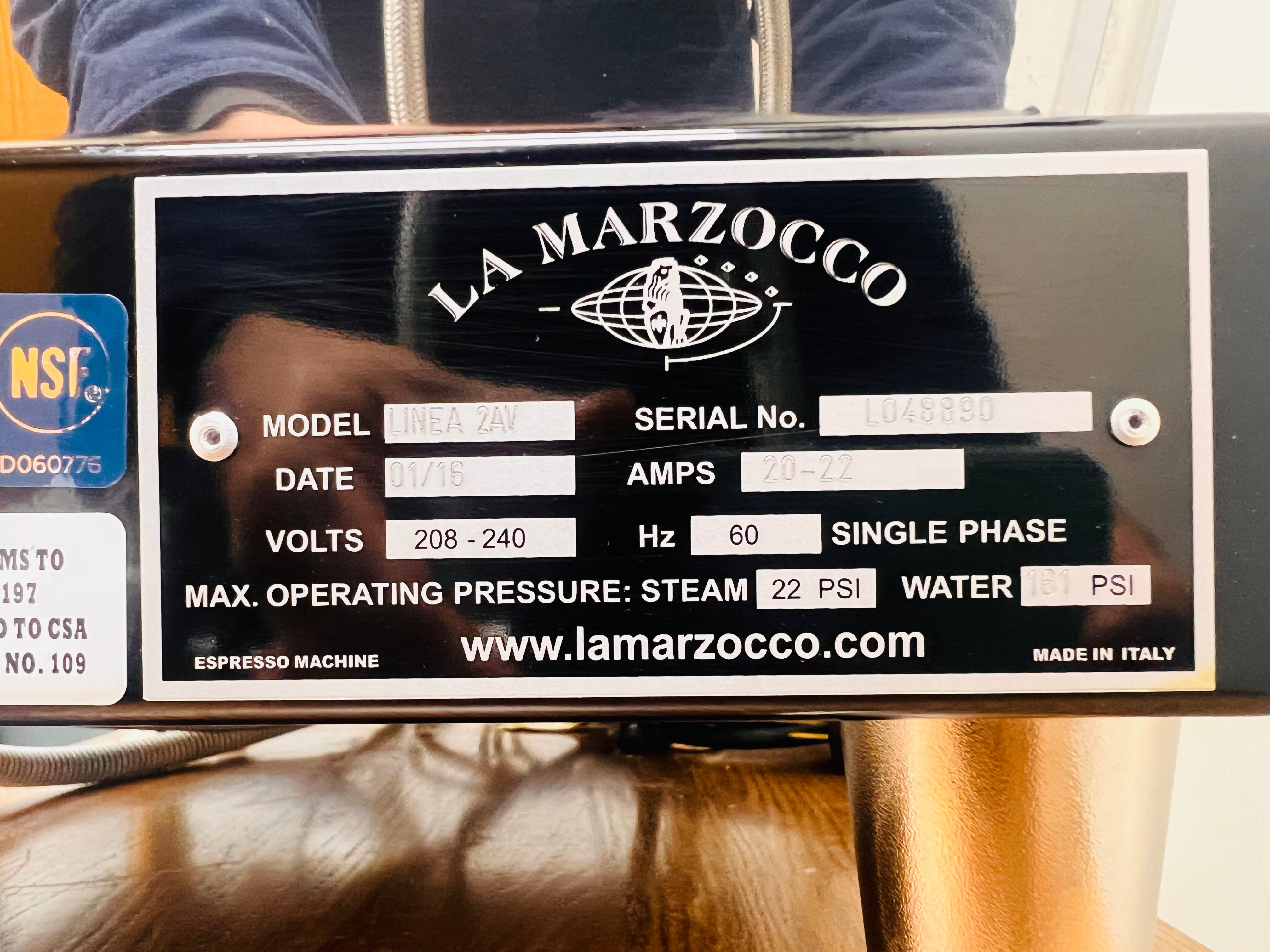 La Marzocco Linea 2AV Automatic Dosing Espresso Machine