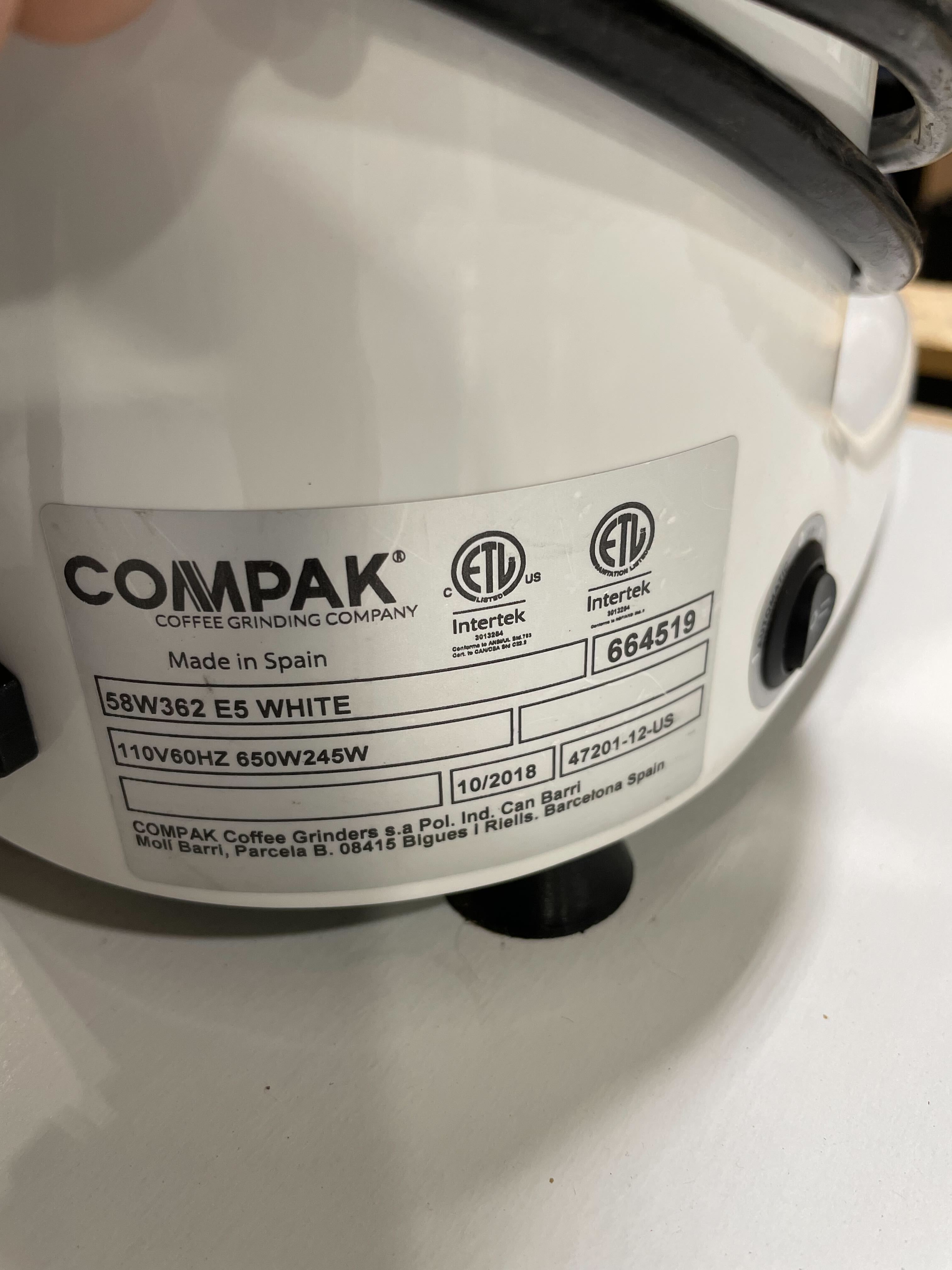 Compak E5 Coffee Grinder