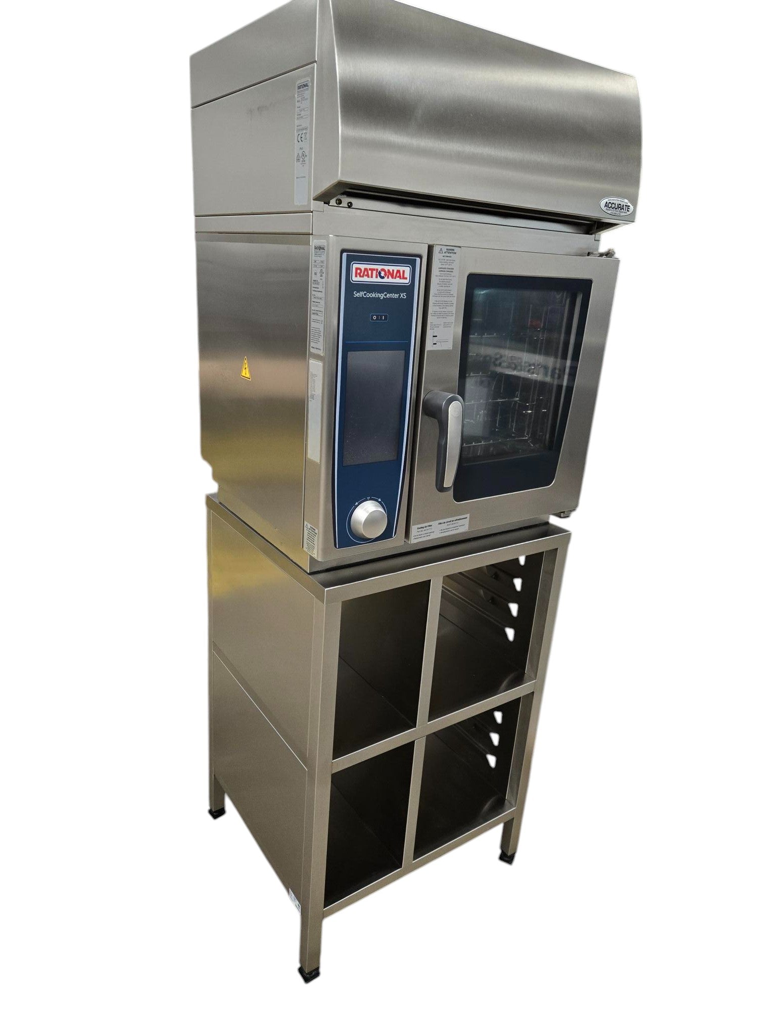 Rational SCC XS6 2/3E Self Cooking Center With Attached Ventless Hood