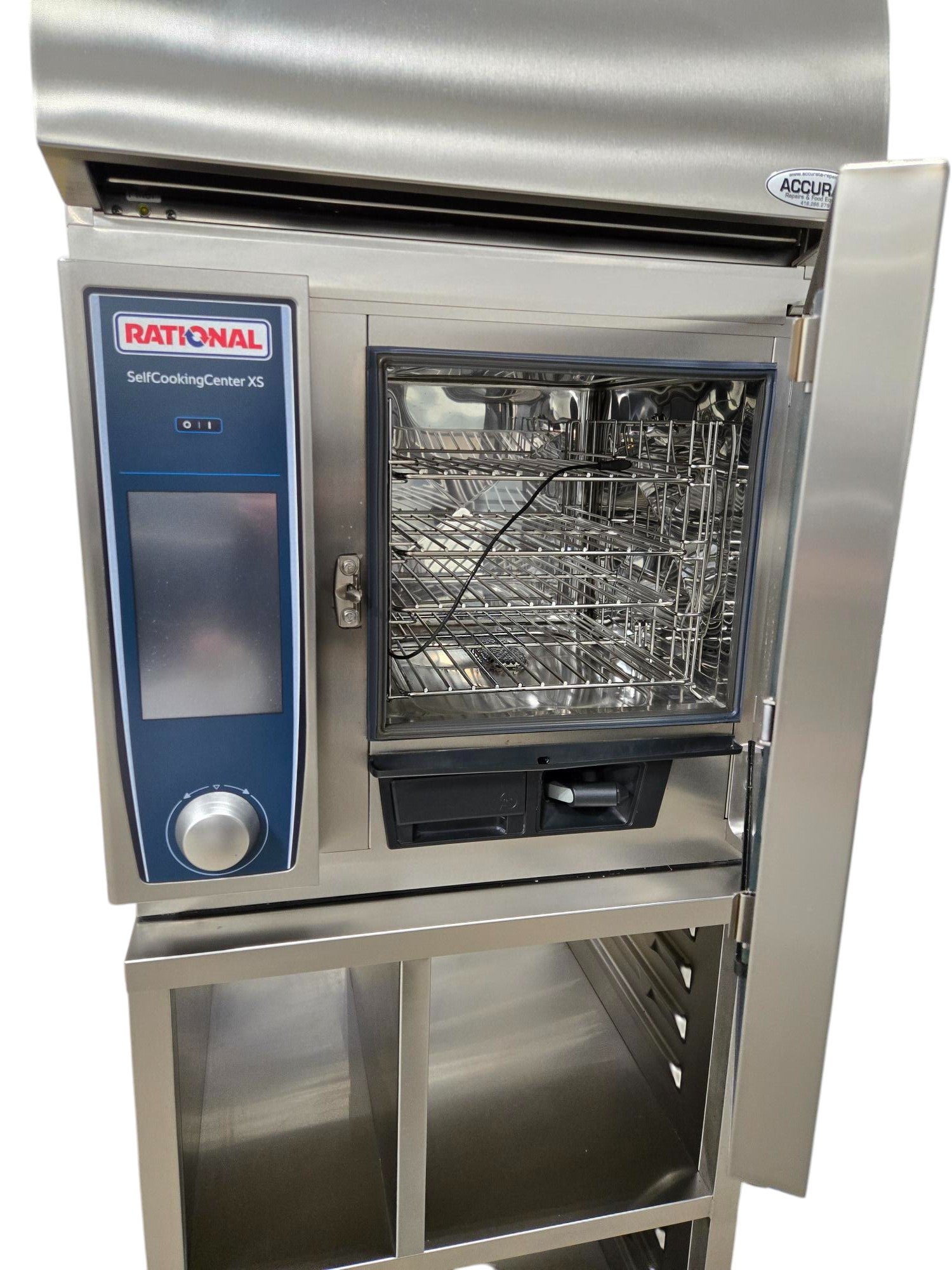 Rational SCC XS6 2/3E Self Cooking Center With Attached Ventless Hood