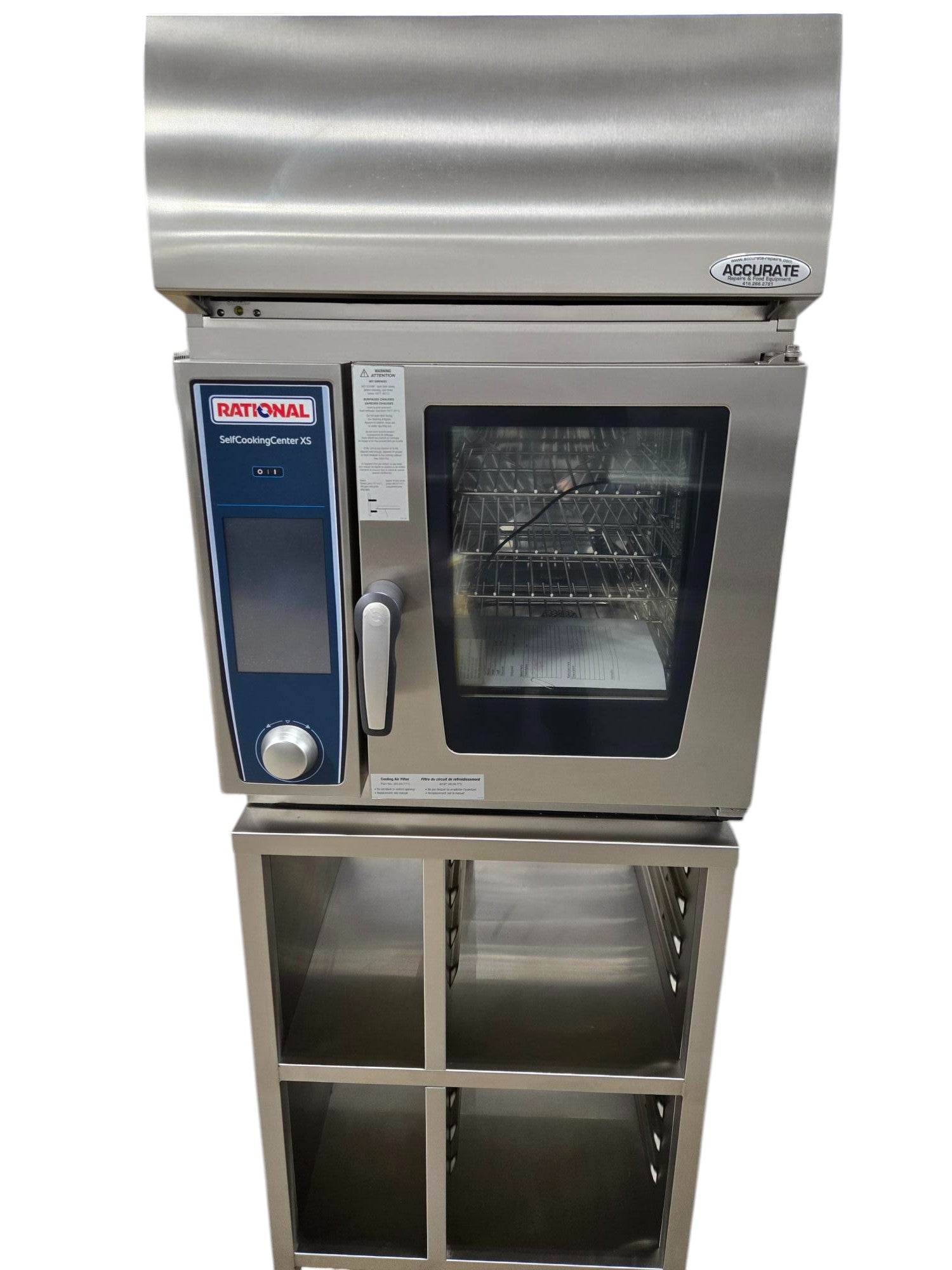 Rational SCC XS6 2/3E Self Cooking Center With Attached Ventless Hood