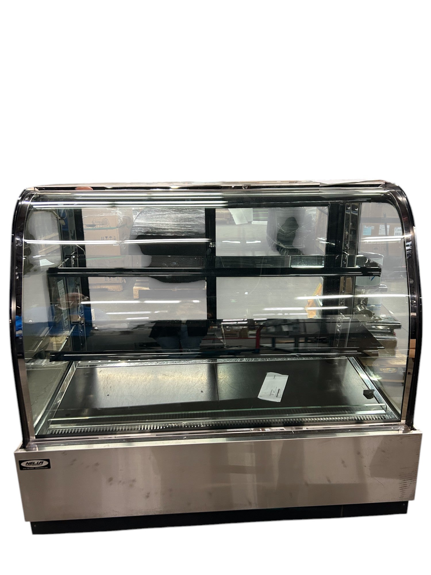 Omcan 44503 Curved Glass Refrigerated Display Case