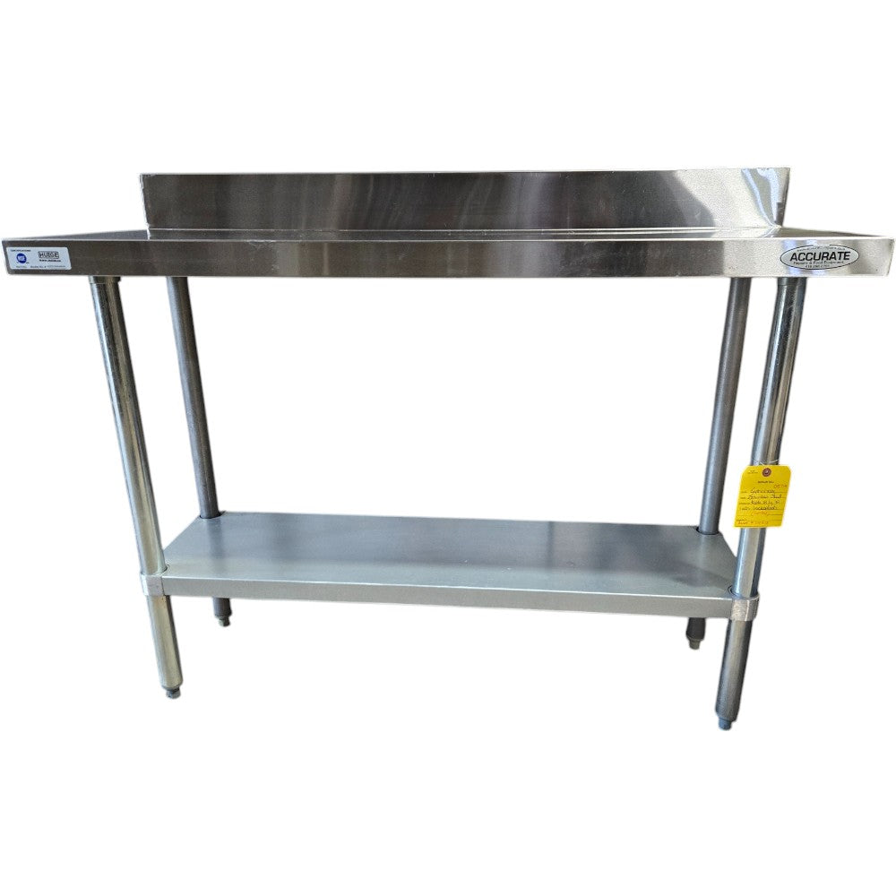 EFI T1848 Stainless Steel 18x 48in Work Table with Backsplash