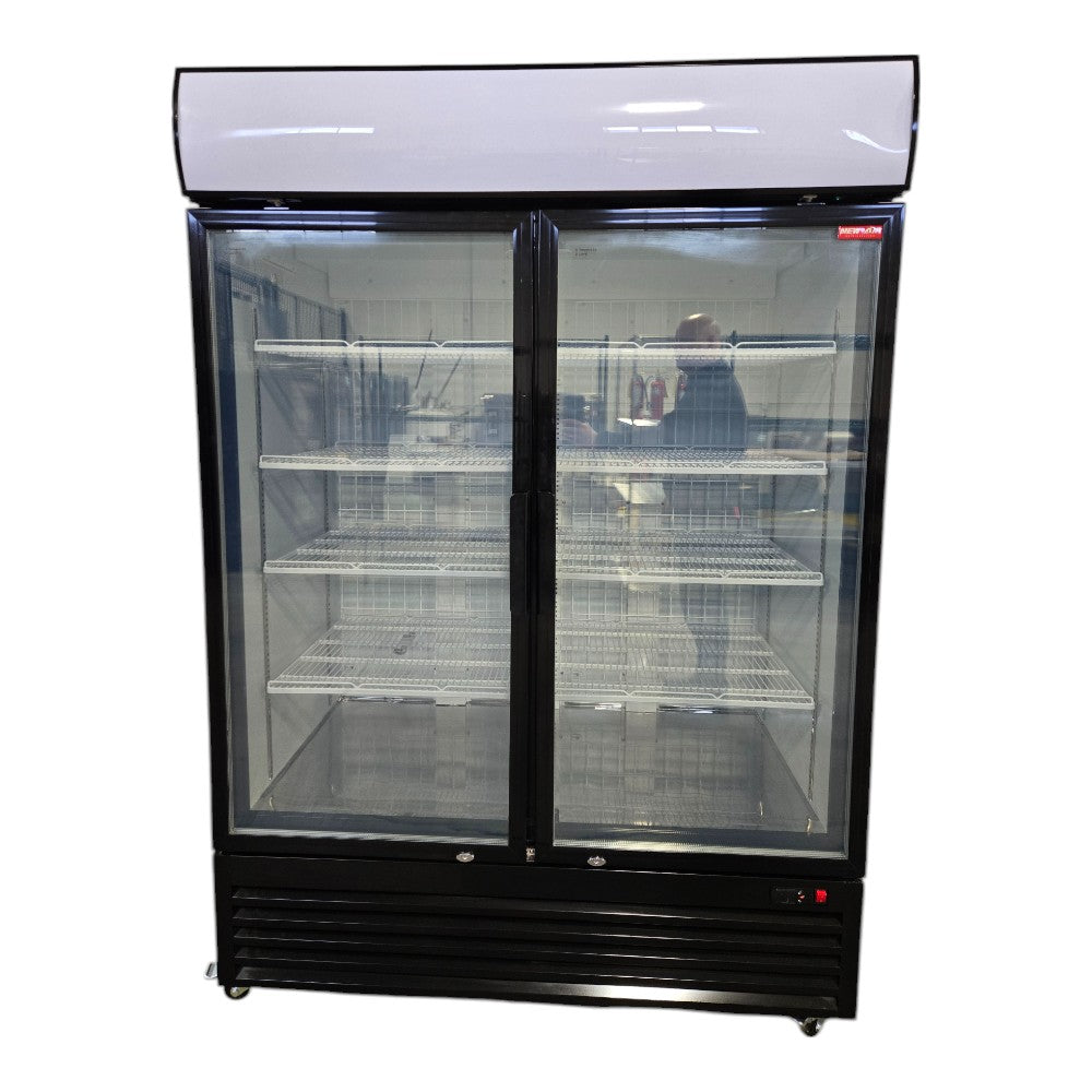 New Air NGF-122-H Double Glass Door Freezer Merchandiser