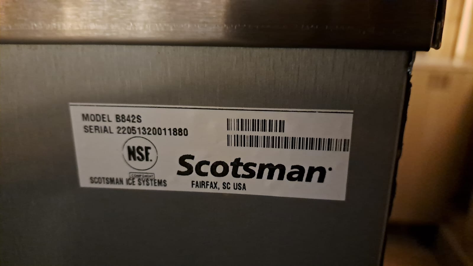 Scotsman Ice Maker, Storage Bin with Adapter Kit