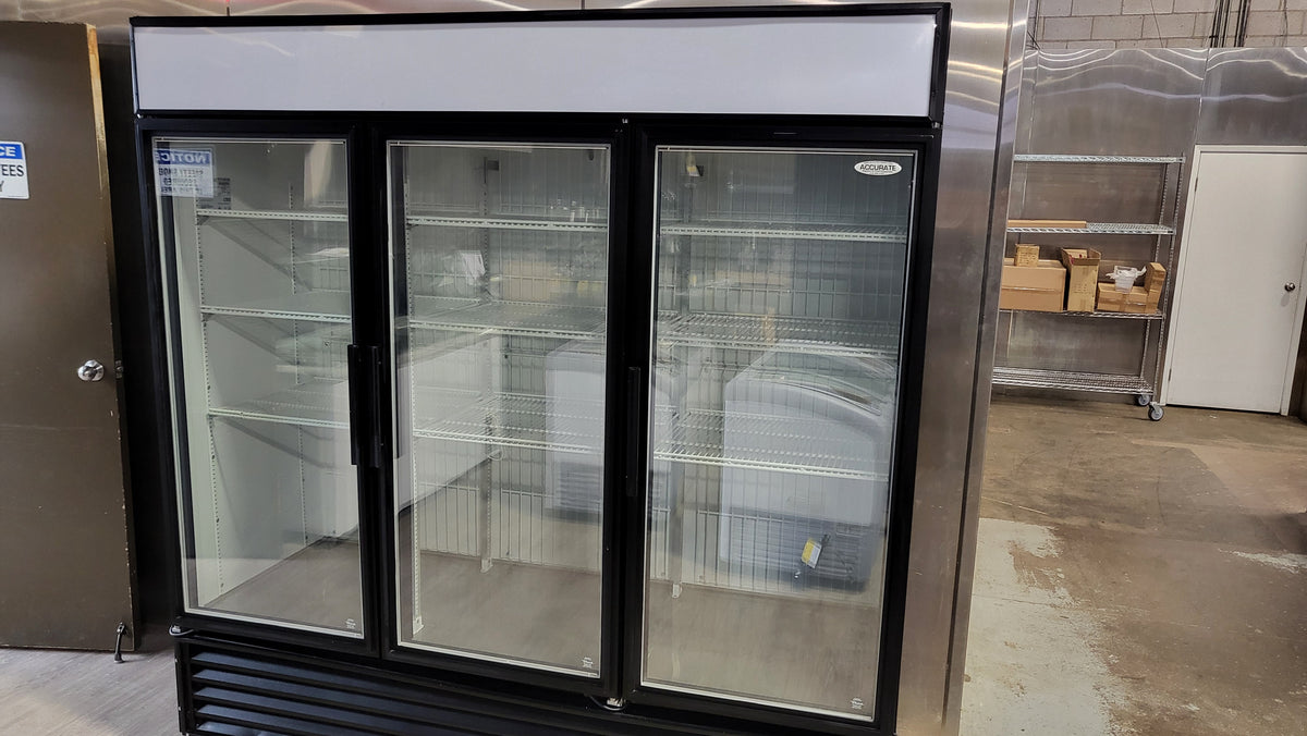 True GDM-72F-LD 3 Door Glass Freezer | SilverChef