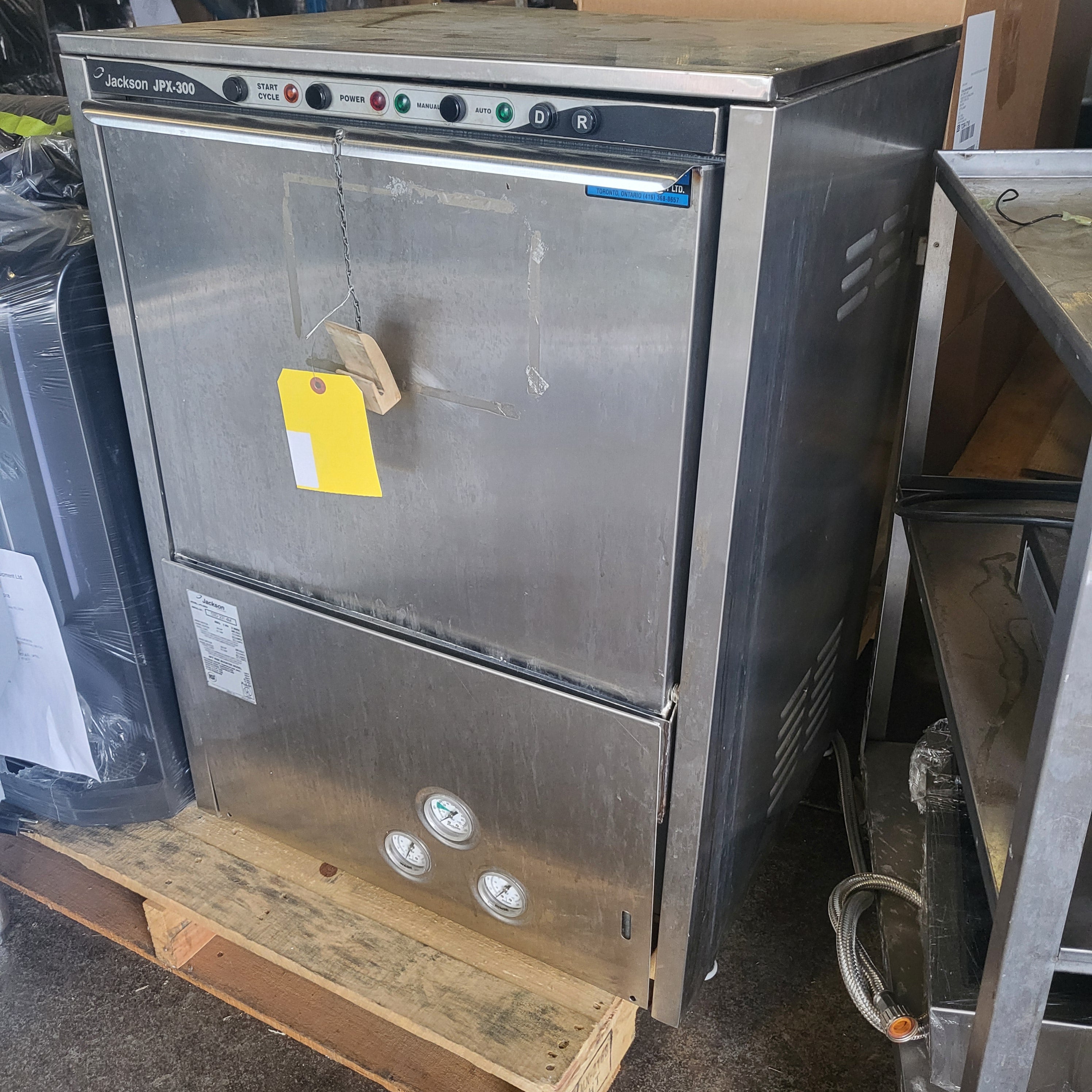 Jackson JPX-300H Undercounter Dishwasher